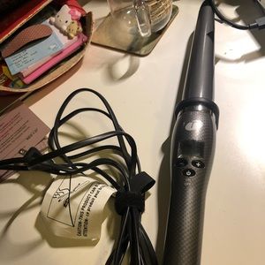 T3 curling iron, grey